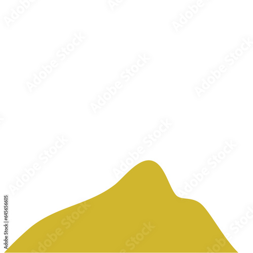 Golden Mountains Illustration