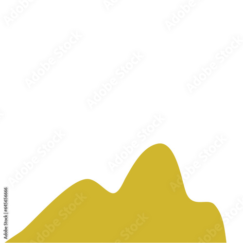 Golden Mountains Illustration