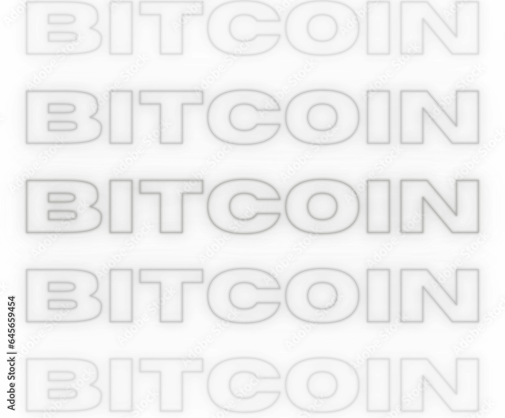 Bitcoin background faded text on white background for web banner, store, social media, technology, blochchain, crypto, app, website Bitcoin background faded text on white background for web banner, store, social media, technology, blochchain, crypto, app, website