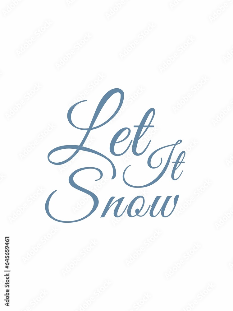 Let it snow text banner on white background for shop, store, social media, banner, winter season, Let it snow text banner on white background for shop, store, social media, banner, winter season,