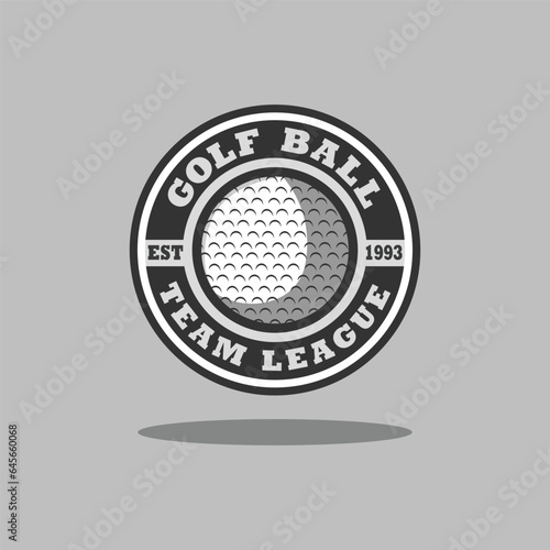 Golf Ball Vector Design 