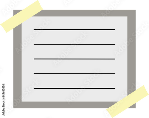 Note Paper With Washi Tape