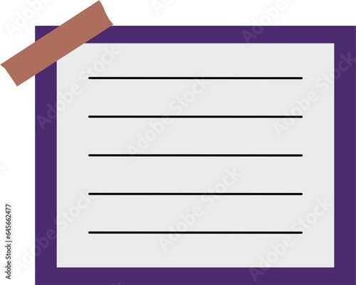 Note Paper With Washi Tape