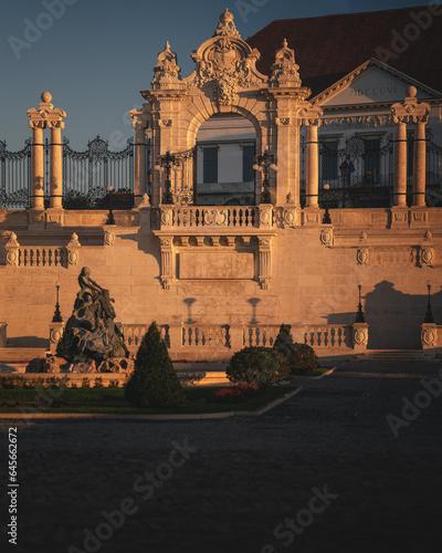 Detail of the gate to the Buda castle