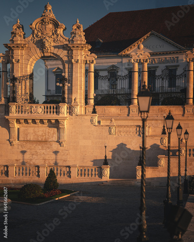 Detail of the gate to the Buda castle