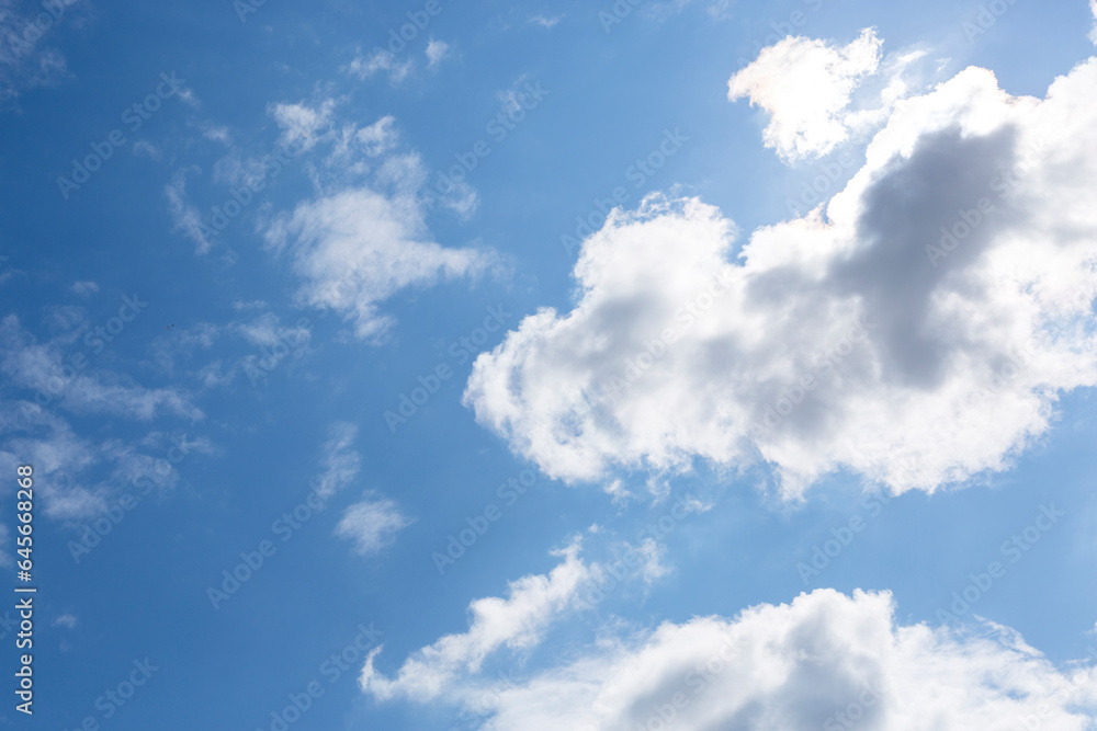 Clouds on the blue sky Clouds on the blue sky