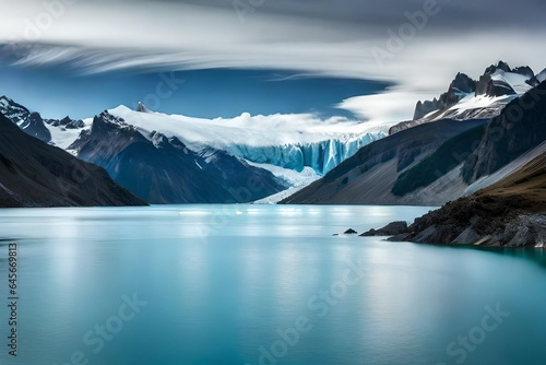 glacier national park generated ai