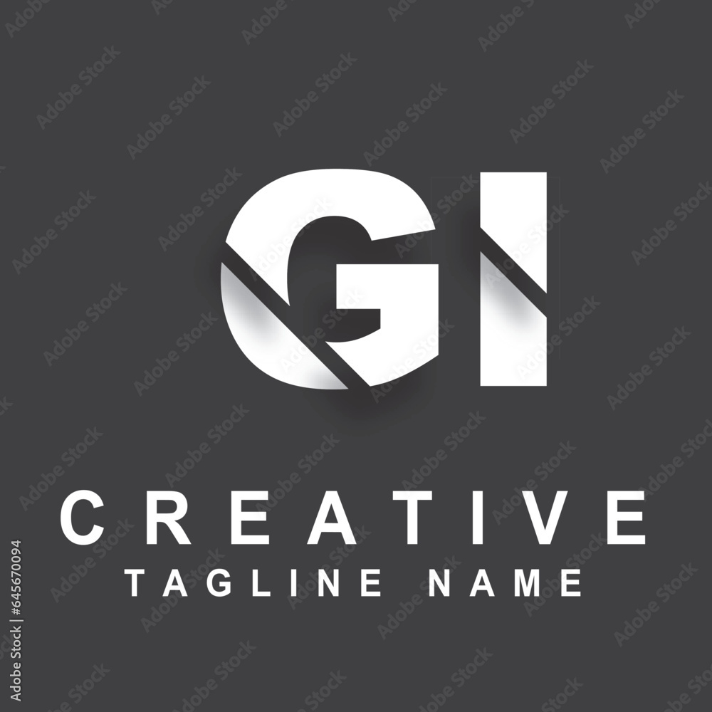 Fototapeta premium Creative Letter Logo Concept