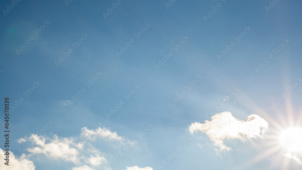 Obraz premium Clouds on the blue sky