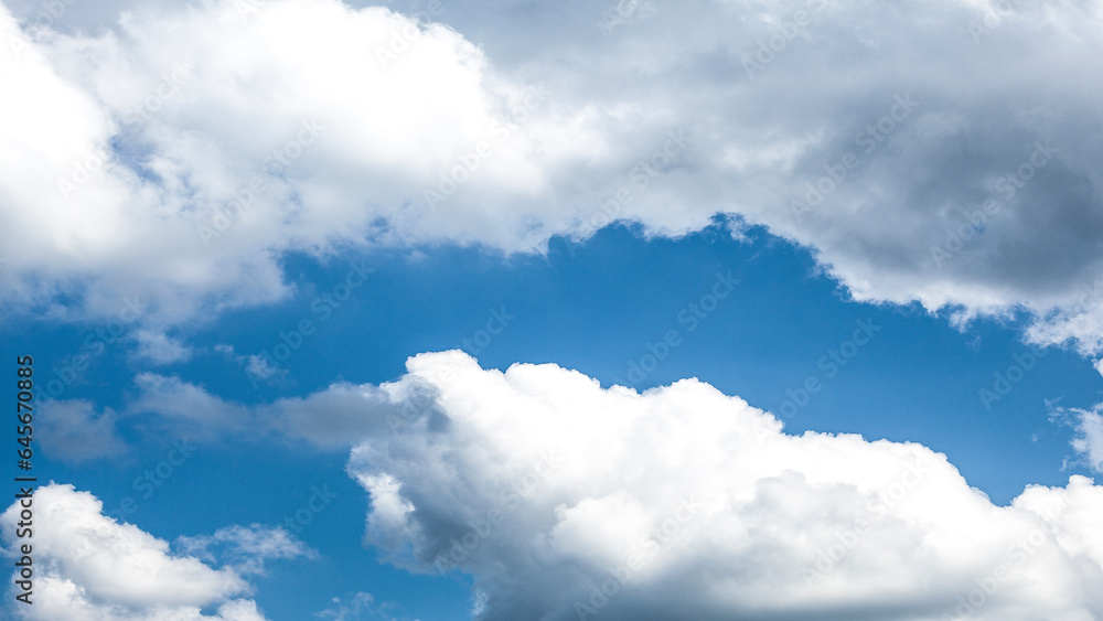 Clouds on the blue sky Clouds on the blue sky