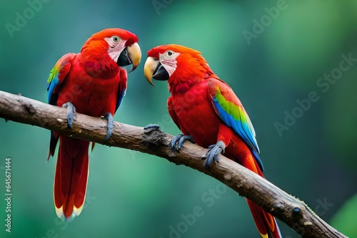 red and yellow macaw © David Kreuzberg
