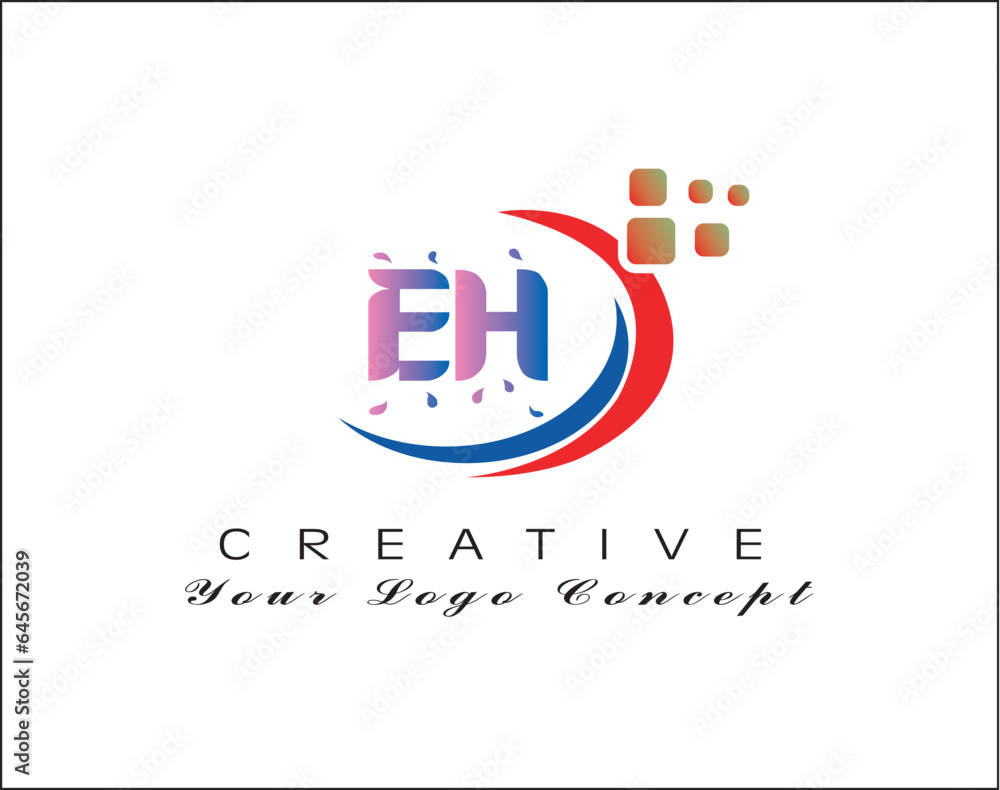 Obraz premium Creative Letter Logo Concept