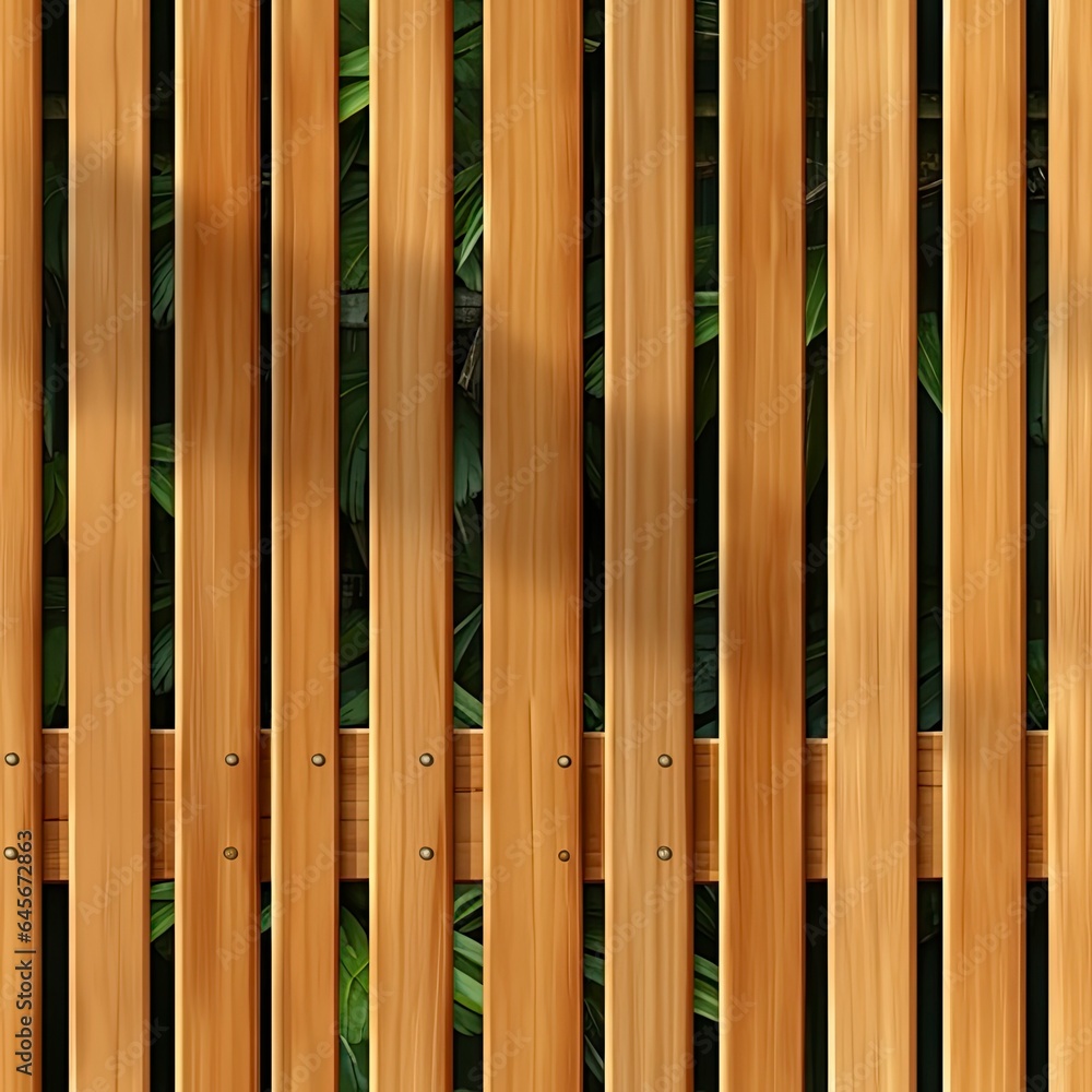 Wooden slats texture seamless pattern, Generative AI Wooden slats texture seamless pattern, Generative AI