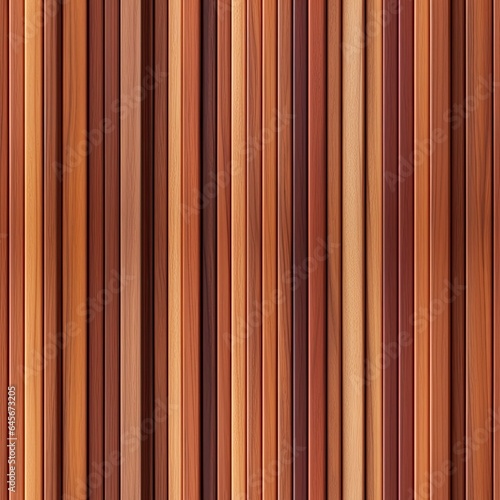 Wooden slats texture seamless pattern, Generative AI