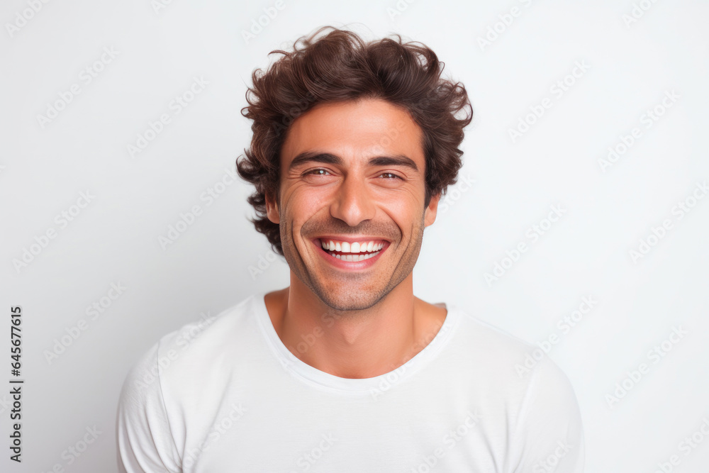 Confident and Handsome on a White Background Confident and Handsome on a White Background