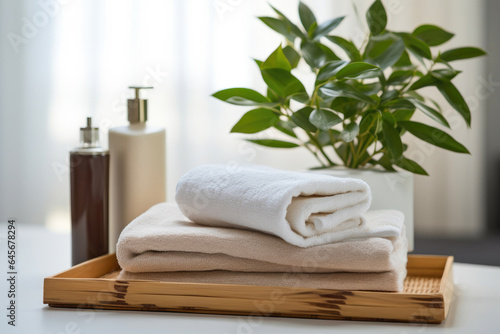 Cafe-Inspired Serenity: Towel and Soap