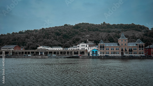 The view of Dinant from Meuse river in Belgium in summer © nasser