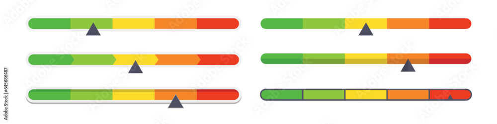Meter gauge. Rating level. Measure chart vector set. Measurement performance. Meter gauge. Rating level. Measure chart vector set. Measurement performance.