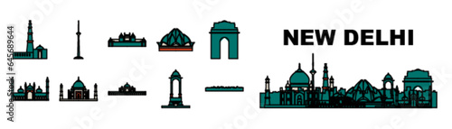 New Delhi (landmark set)