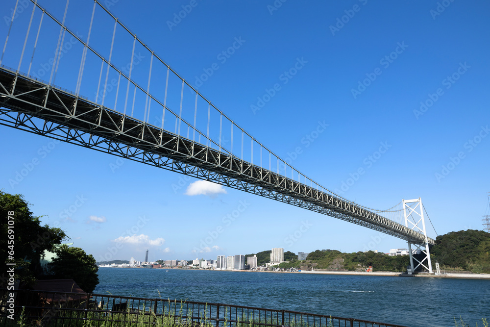 Naklejka premium 関門橋