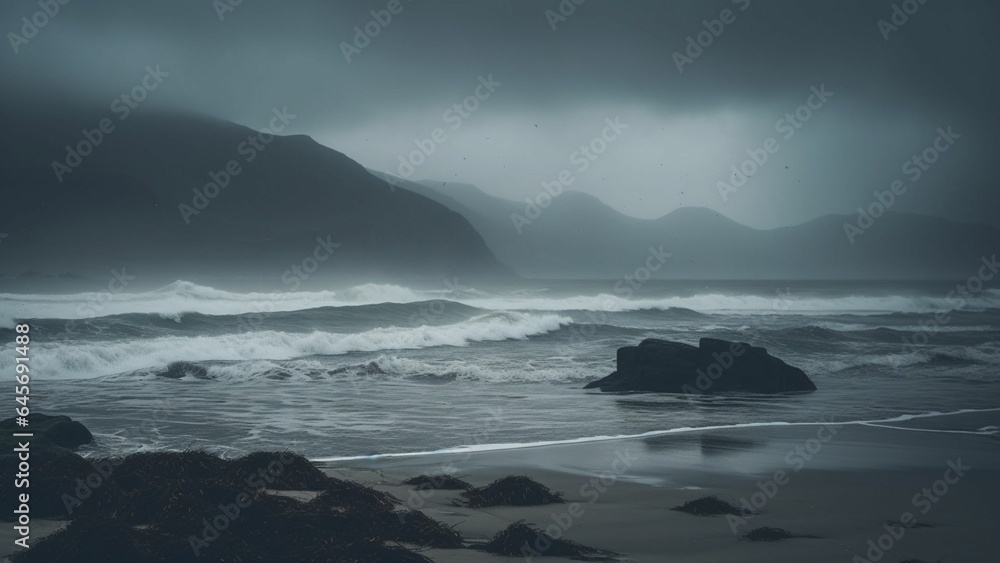 Beach at night