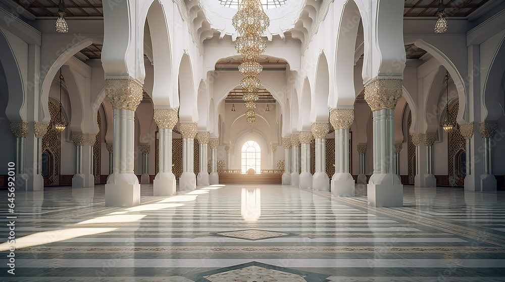 A photograph of a mosque