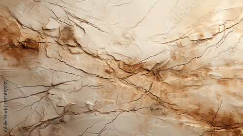 Closeup of Marble Texture Design With Natural Cracks