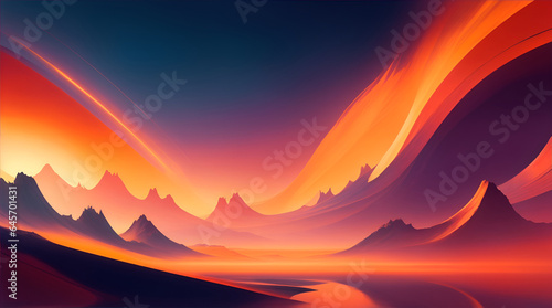 Captivating Horizons Versatile Abstract Backgrounds © Bandara