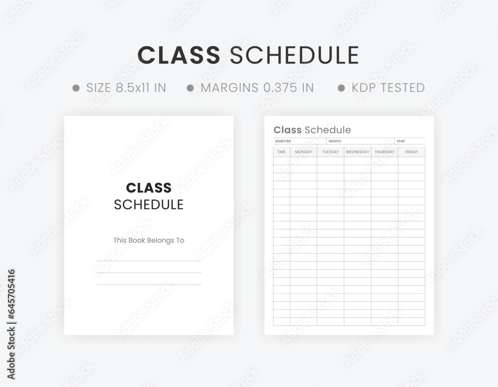 Class Schedule Template Printable. Printable Class Schedule Planner Class Schedule Template Printable. Printable Class Schedule Planner