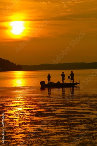 Sunset on Hamlin Lake 