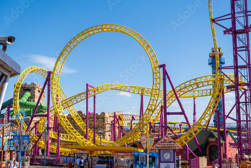 Amusement Park Rollercoaster