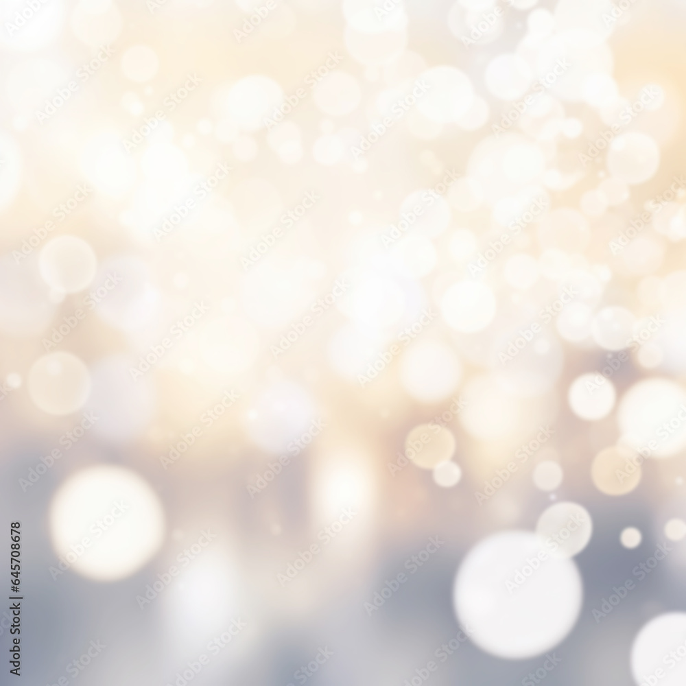 Abstract glitter white blurred background