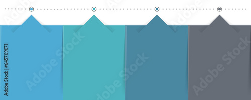Infographic template with 4 steps, workflow, process chart