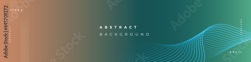 Linkedin banner gradient abstract background, Linkedin banner template