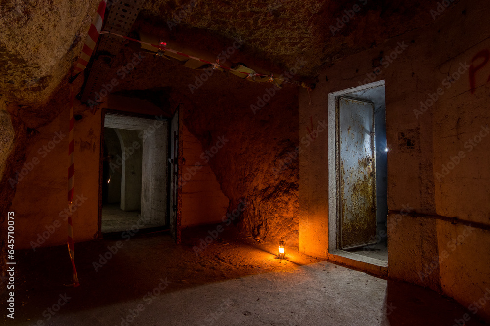Fototapeta premium Tasmajdan shelter under Belgrade, Serbia