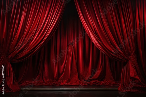 theater red curtain background