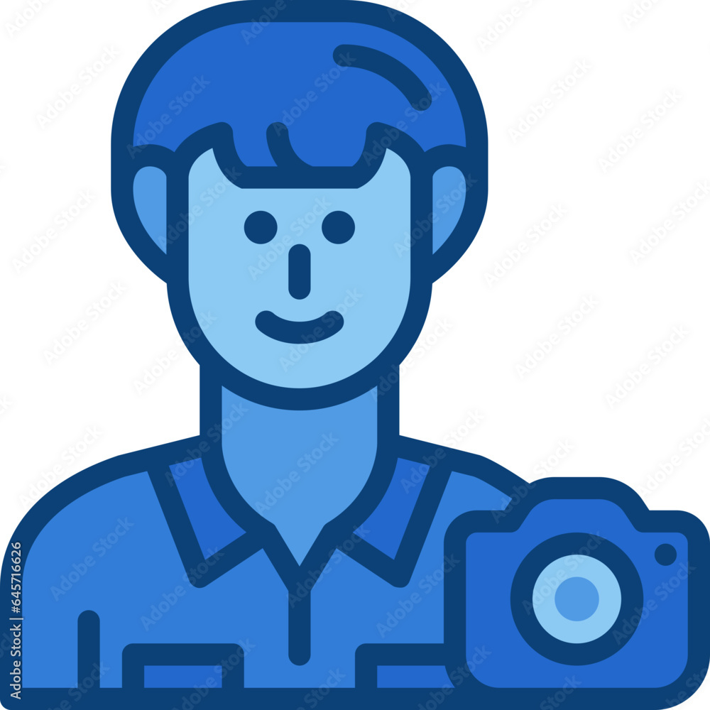 photographer two tone icon photographer two tone icon