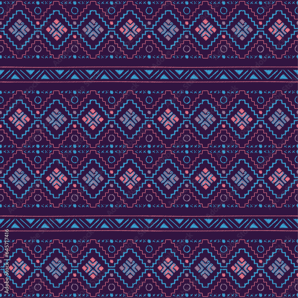 African Print Fabric. Vector Seamless Tribal Pattern. Traditional Ethnic Hand Drawn Ornament for your Design Cloth, Carpet, Rug, Pareo, Wrap African Print Fabric. Vector Seamless Tribal Pattern. Traditional Ethnic Hand Drawn Ornament for your Design Cloth, Carpet, Rug, Pareo, Wrap
