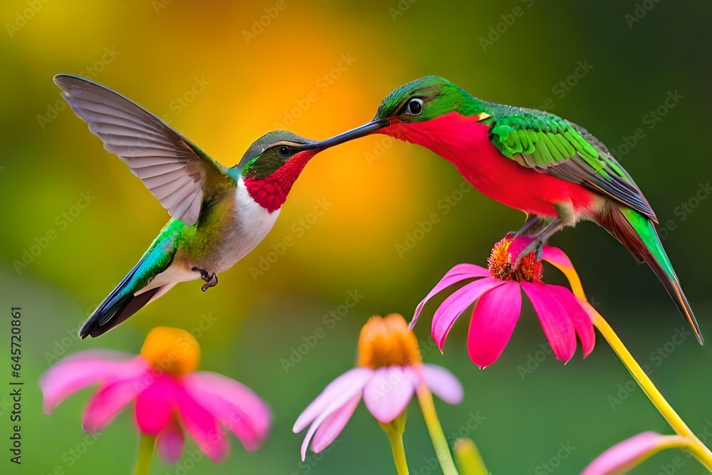 Fototapeta premium hummingbird in flight