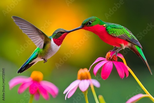 hummingbird in flight © mahmoona