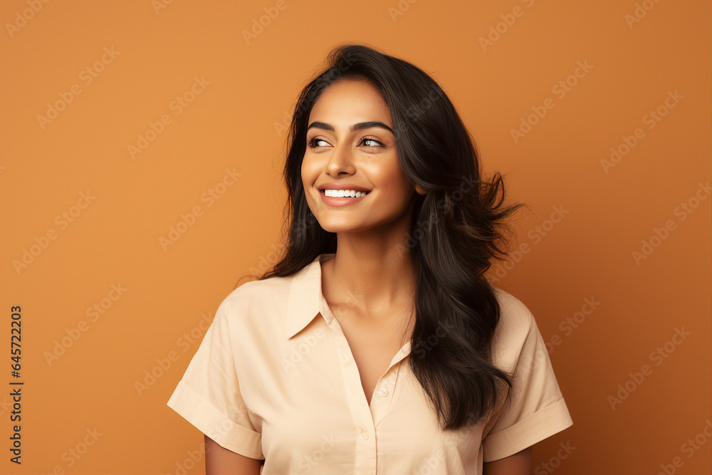 Woman portrait made with Generative AI technology Woman portrait made with Generative AI technology