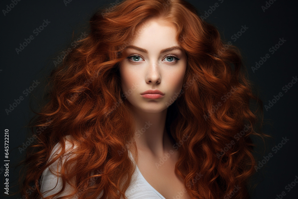 Woman portrait made with Generative AI technology Woman portrait made with Generative AI technology
