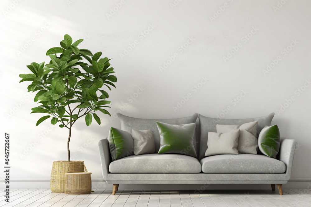 Generative ai photo of wealthy modern interior for living mortgage concept Generative ai photo of wealthy modern interior for living mortgage concept
