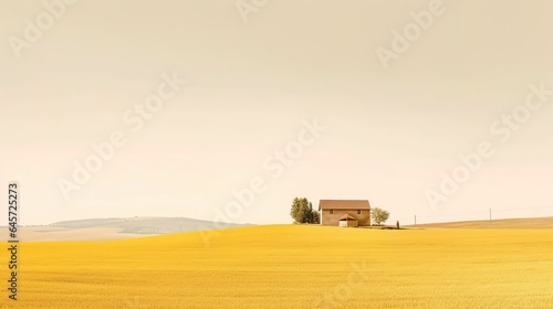 combine harvester working on a field © Muhammad