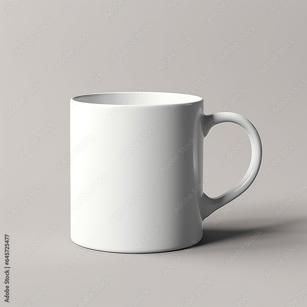 Obraz premium Cup mockup on isolated background - ai generative