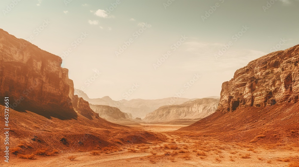 Naklejka premium A photograph of a landscape