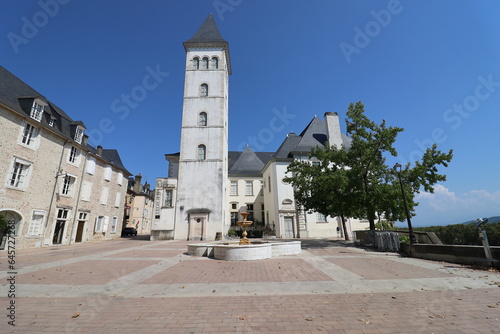 Le conseil départemental, ancien parlement de Navarre, vu de l'extérieur, ville de Pau, département des Pyrénées Atlantiques, France