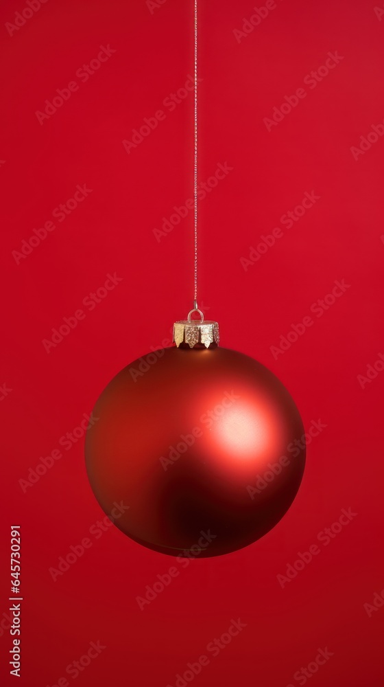 red christmas tree bauble red christmas tree bauble