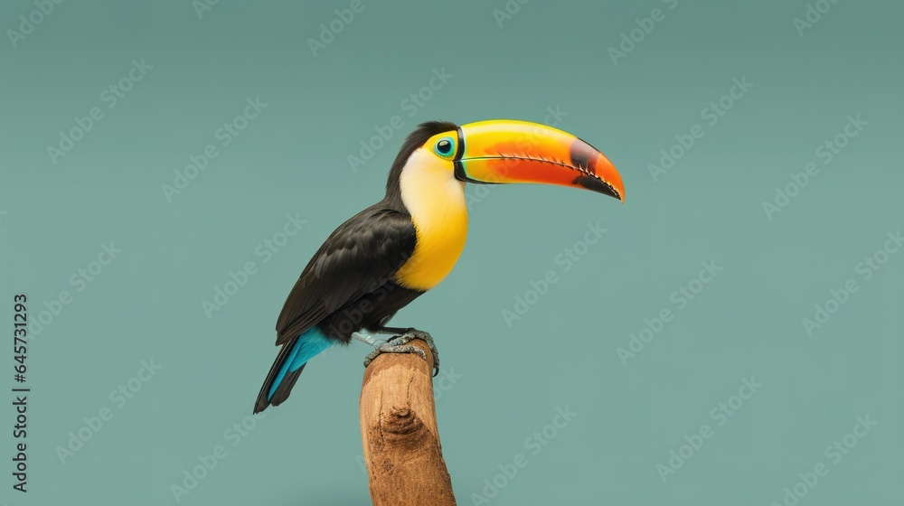 Naklejka premium A minimalist photograph of an animal