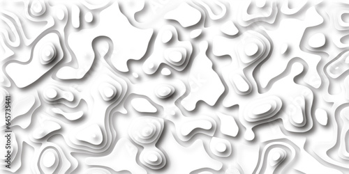 Topographic map. Geographic mountain relief. Abstract lines background paper texture Imitation of a geographical map shades .Topographic contour lines vector map seamless pattern vector illustration.